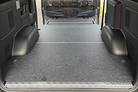 CRUNK製 HIACE S-GL フロアーボード 3分割全面 ／ キャッチ蓋タイプ