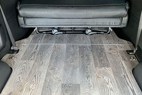 CRUNK製 HIACE S-GL フロアーボード 3分割全面 / メタルオーク